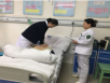 护理部组织新进护士心肺复苏技能考核